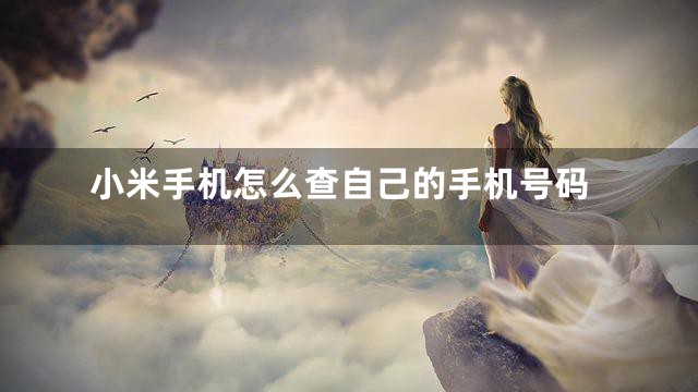 小米手机怎么查自己的手机号码