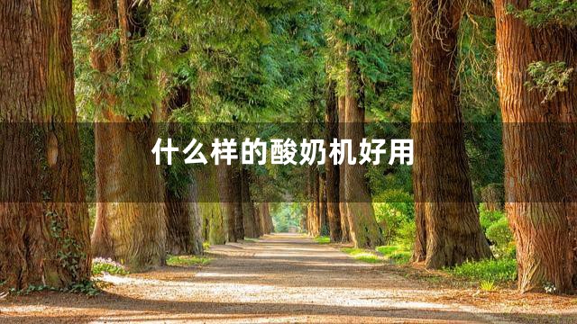 什么样的酸奶机好用