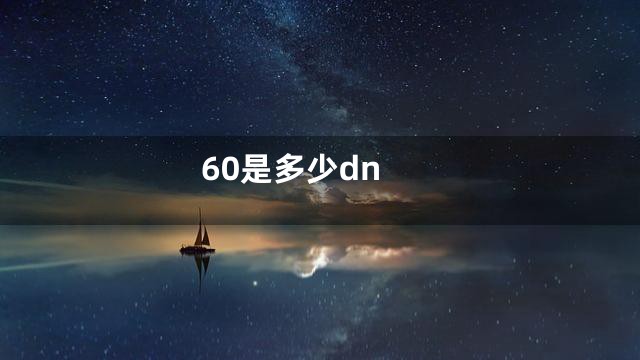 60是多少dn