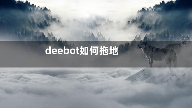 deebot如何拖地