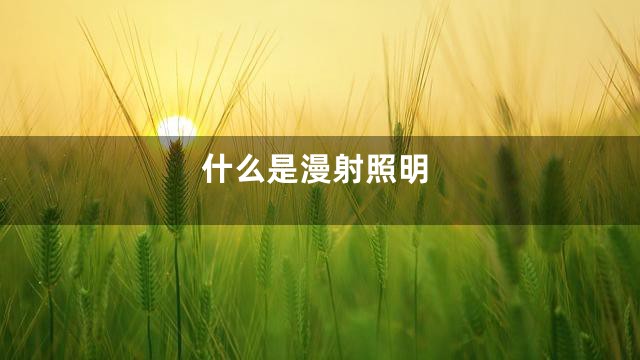 什么是漫射照明