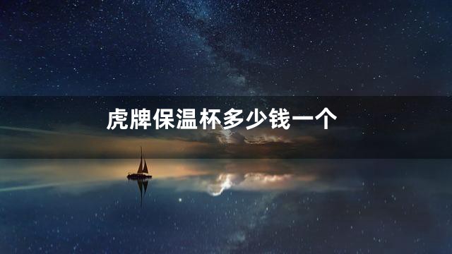 虎牌保温杯多少钱一个