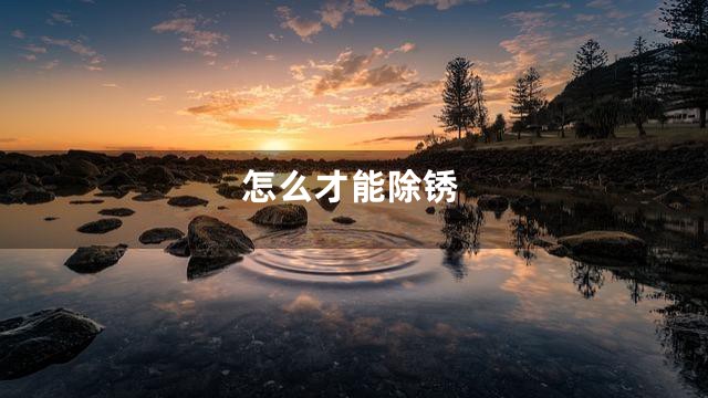 怎么才能除锈
