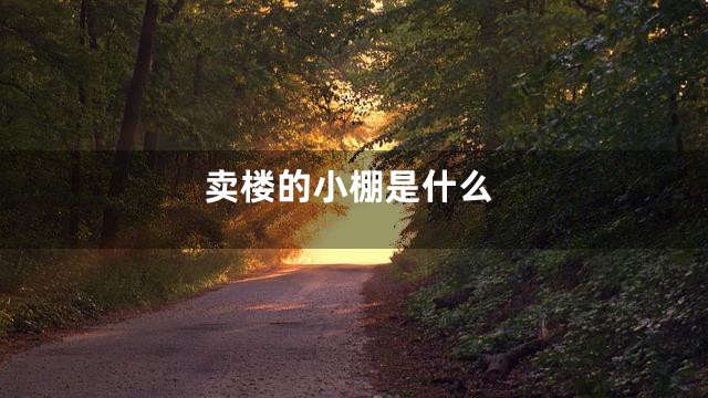 卖楼的小棚是什么