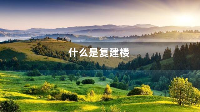 什么是复建楼
