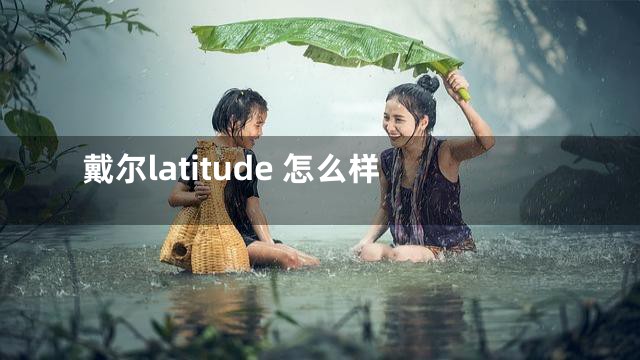 戴尔latitude 怎么样