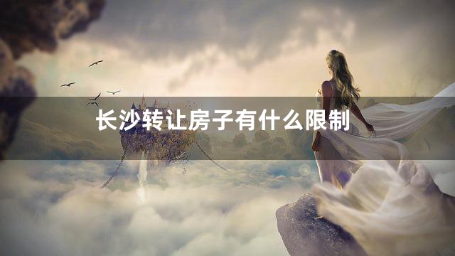长沙转让房子有什么限制