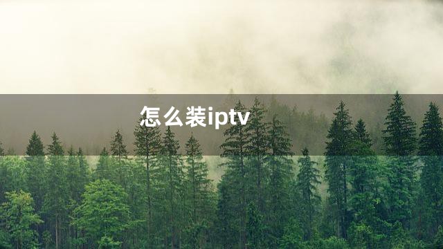 怎么装iptv