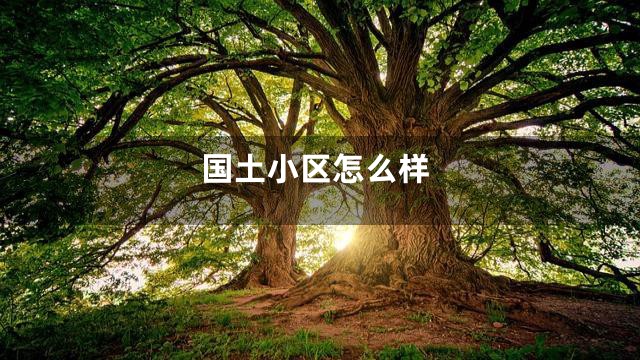 国土小区怎么样