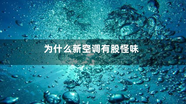 为什么新空调有股怪味