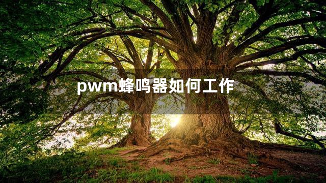 pwm蜂鸣器如何工作