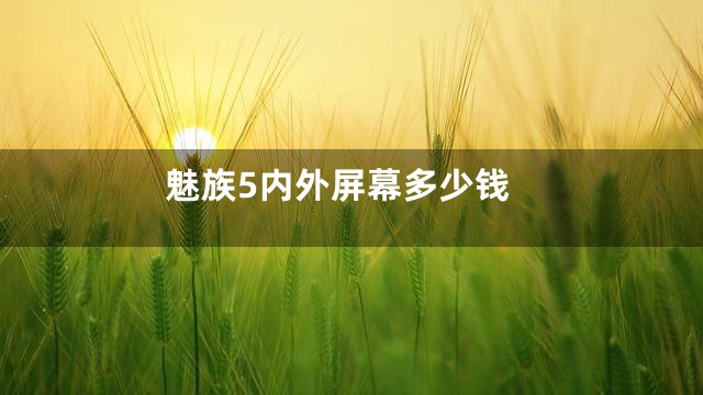 魅族5内外屏幕多少钱