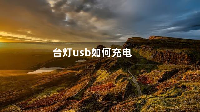 台灯usb如何充电