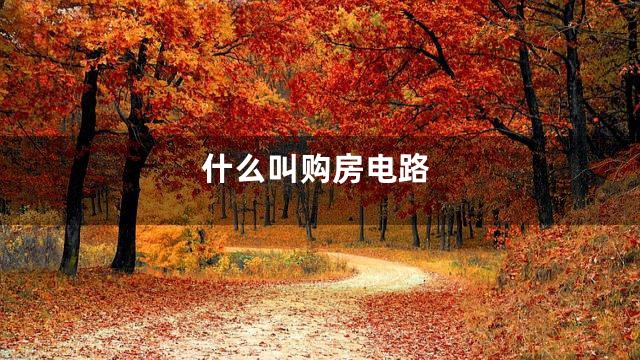 什么叫购房电路