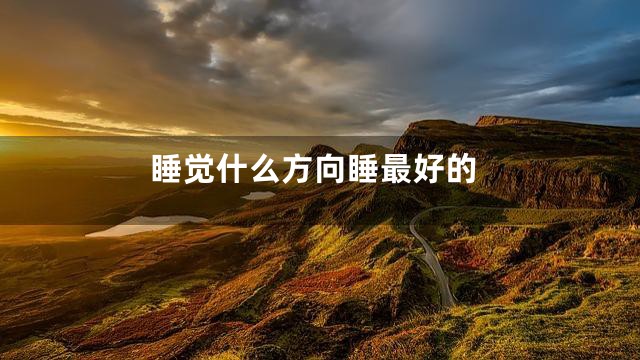 睡觉什么方向睡最好的
