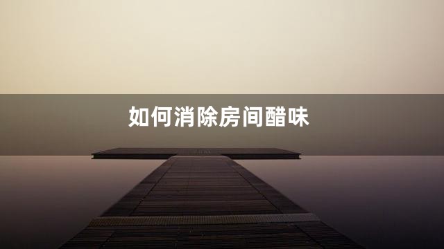 如何消除房间醋味