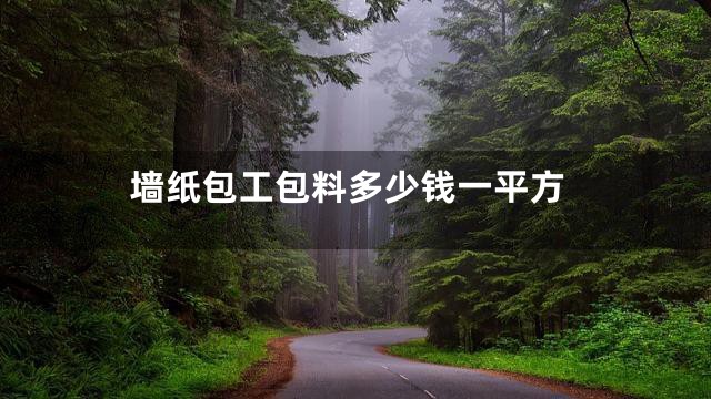 墙纸包工包料多少钱一平方