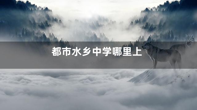 都市水乡中学哪里上