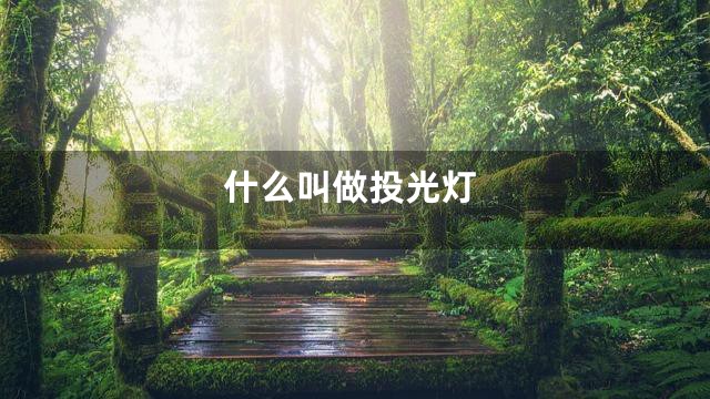 什么叫做投光灯