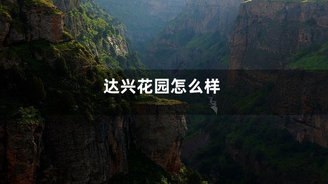 达兴花园怎么样