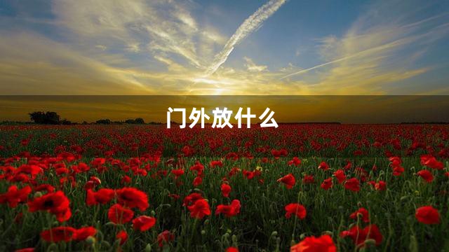 门外放什么