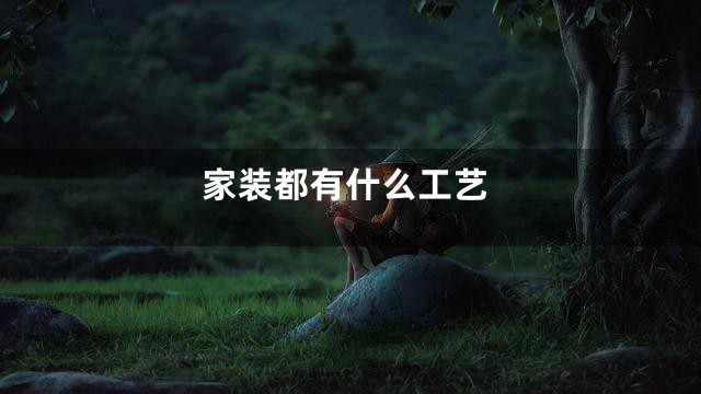 家装都有什么工艺