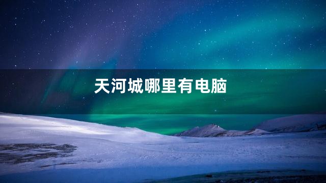 天河城哪里有电脑
