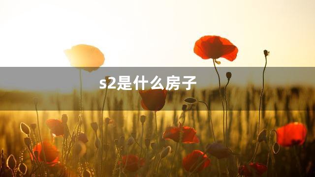 s2是什么房子