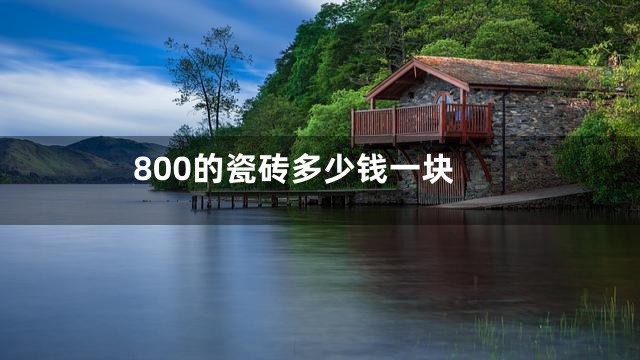800的瓷砖多少钱一块