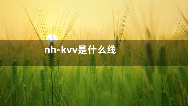 nh-kvv是什么线