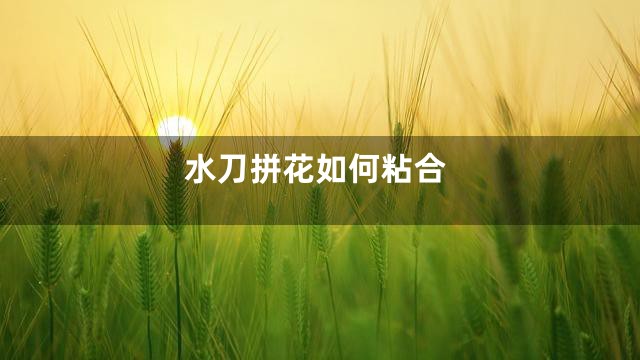 水刀拼花如何粘合