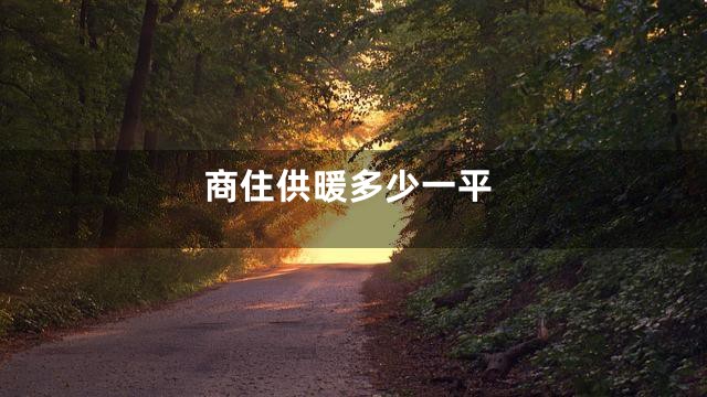 商住供暖多少一平