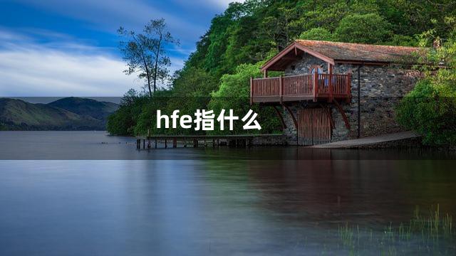 hfe指什么