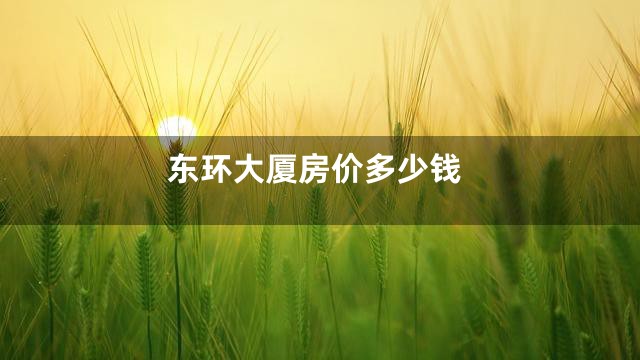 东环大厦房价多少钱