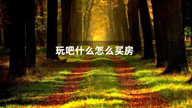 玩吧什么怎么买房
