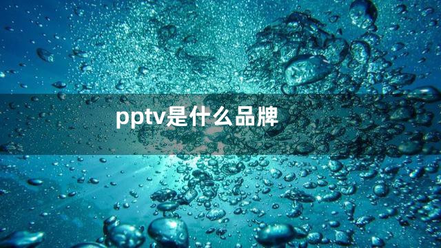pptv是什么品牌