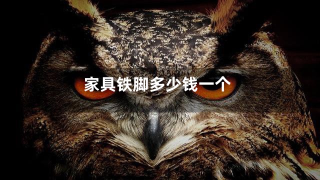 家具铁脚多少钱一个