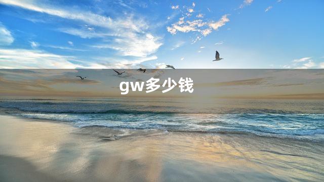 gw多少钱