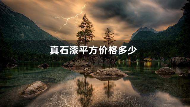 真石漆平方价格多少