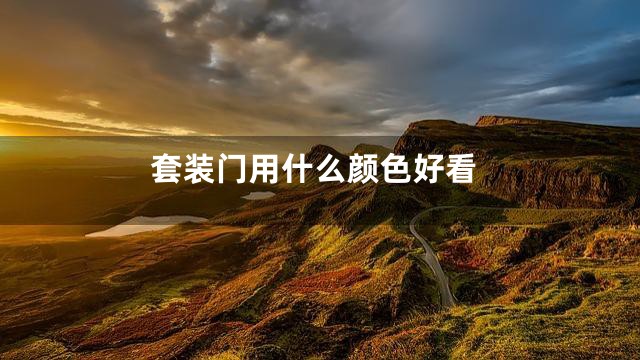套装门用什么颜色好看