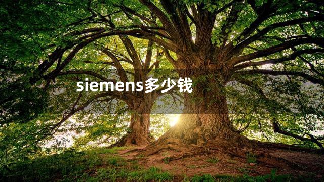 siemens多少钱