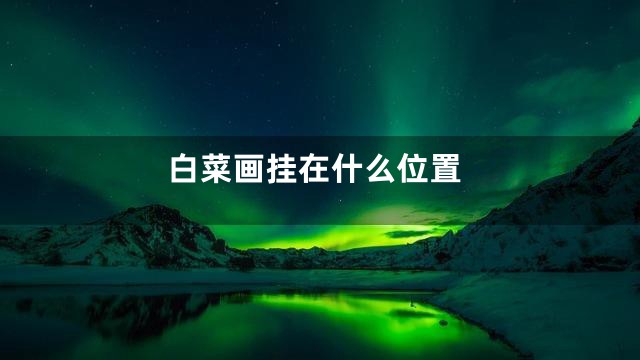 白菜画挂在什么位置