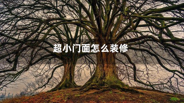 超小门面怎么装修
