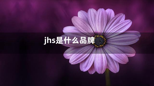 jhs是什么品牌