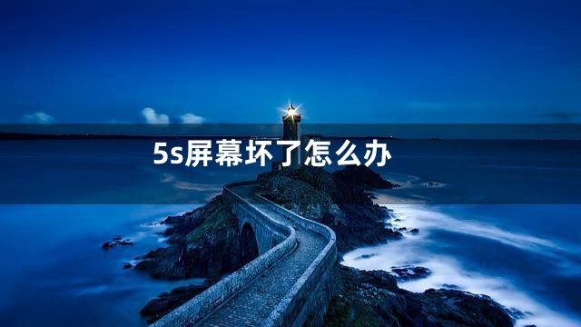 5s屏幕坏了怎么办