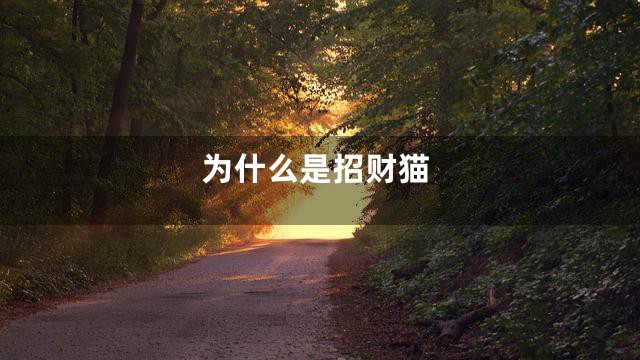 为什么是招财猫