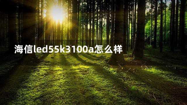 海信led55k3100a怎么样
