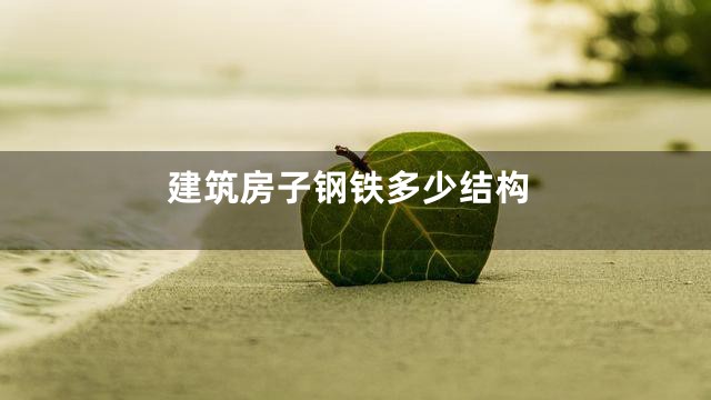 建筑房子钢铁多少结构