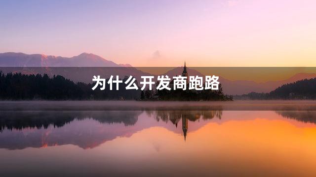 为什么开发商跑路