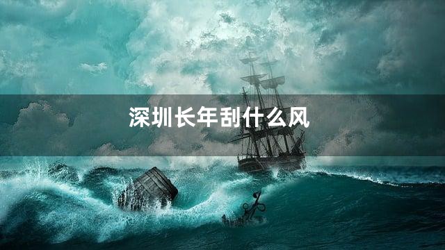 深圳长年刮什么风